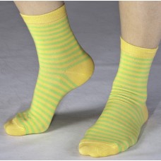 женские носки с рисунком - полоски двух цветов L-L025